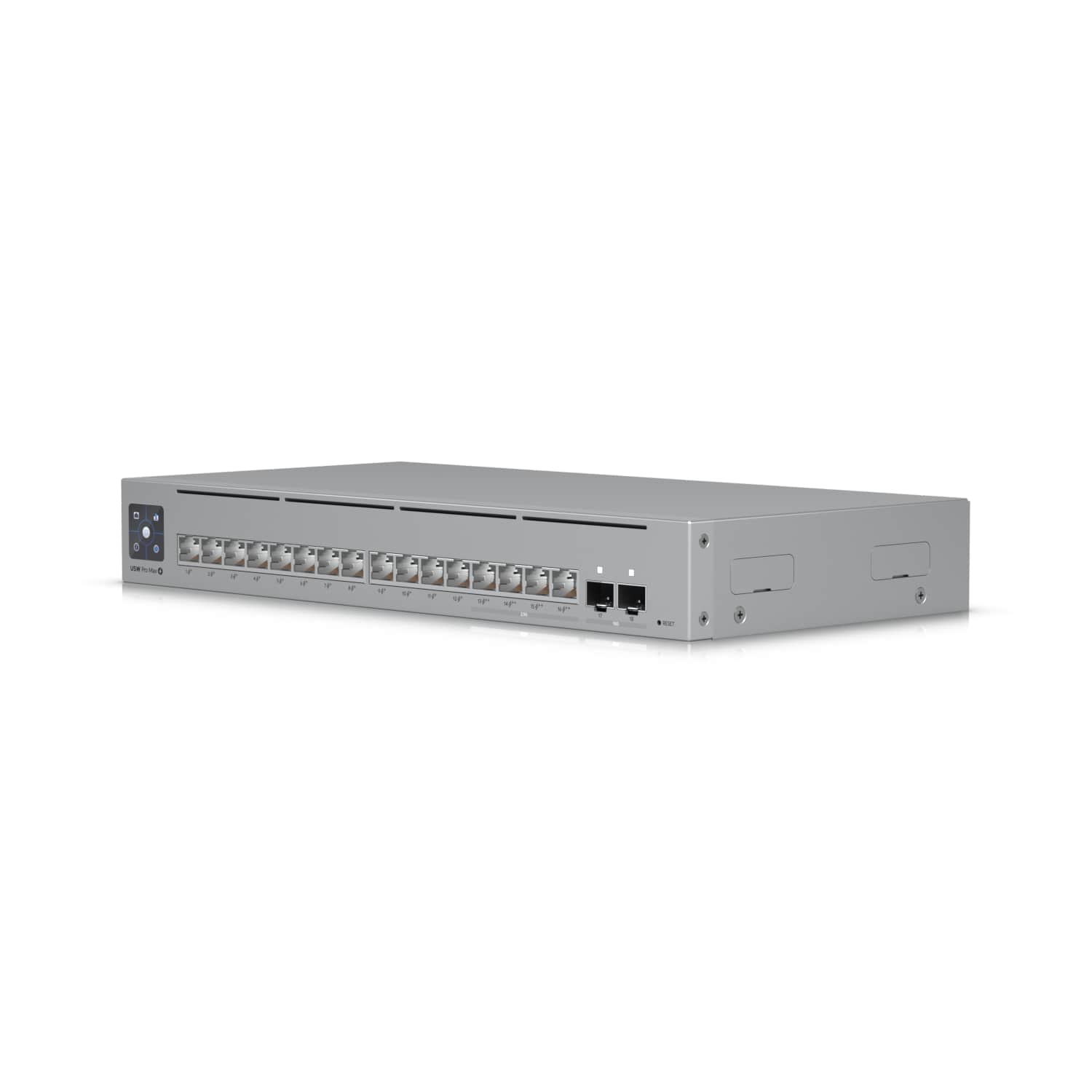 Ubiquiti UniFi Network,Pro Max 16 PoE Switch,16-port, Layer 3 Etherlighting, 2.5 GbE, PoE++ Output, Versatile Mounting Option,180W PoE, Ubiquiti UniFi Network,Pro Max 16 PoE Switch,16-port, Layer 3 Etherlighting, 2.5 GbE, PoE++ Output, Versatile Mounting Option,180W PoE,